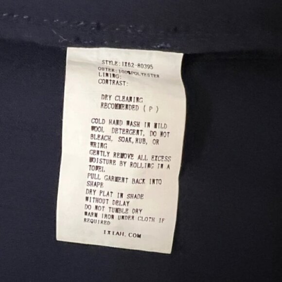 Ixiah Navy Blue Off The Shoulder Tent Mini Dress Tunic - Picture 6 of 6